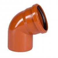 Отвод наружной канализации 160мм 67° ПВХ