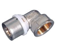 Пресс-фитинг угольник с переходом на внутреннюю резьбу MVI 26х3/4"