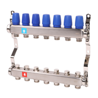 Коллектор без расходомеров, 7 выходов
