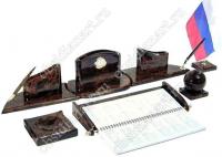 Настольный набор руководителя ObsidianArt Банкир из обсидиана