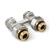 Узел нижнего подключения радиатора для двухтрубной системы Zeissler прямой 3/4'' ME220AC