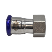 Пресс-фитинг с накидной гайкой MVI, 15х3/4 (нержавеющая сталь)