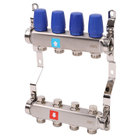 Коллектор без расходомеров, 4 выхода