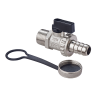 Кран дренажный MVI 1/2" нар.-штуцер