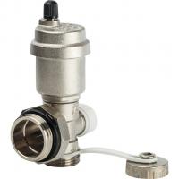 Регулируемый концевой фитинг Stout с дренажным вентилем, автоматический воздухоотводчик 1"