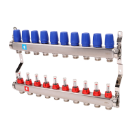 Коллектор с расходомерами, 10 выхода