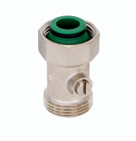 Кран для нижнего подключения прямой, с шаровым затвором MVI 3/4"x3/4"