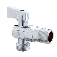 Кран сантехнический угловой 1/2" х 1/2" нар.-нар.