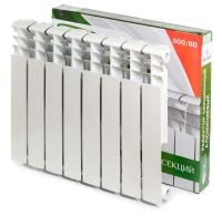 Радиатор алюминиевый Faliano 500 6 секций боковое подключение