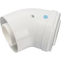 Элемент дымохода Stout конденсац. угол 45° DN60/100 м/п PP-FE