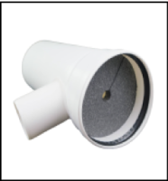 [GROPPALLI] [B0B.016.000066] GROPPALLI Коллектор дымовых газов+ сифон, Ø 160 для конденсационных котлов (<270 кВт) {белый}