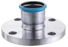 Переходный фитинг на фланцевое соединение MVI, 28 (нержавеющая сталь)