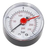 Манометр аксиальный MVI, до 16 бар, D50 мм, подключение G1/4