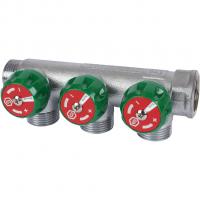 Коллектор регулирующий Stout 3/4", 3 отвода 3/4"ЕК