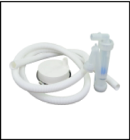 [GROPPALLI] [B01.003.000092] GROPPALLI Запорный комплект коллектора дымовых газов Ø 125 для конденсационных котлов  (<160 кВт) B01.003.000092.24875A {белый}