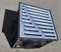 Комплект дождеприемника 30x30 с оцинк. решеткой Spark