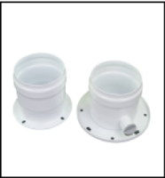 [GROPPALLI] [A03.011.000828] GROPPALLI Комплект соединительных фланцев Ø 80/80 {белый}