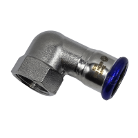 Пресс-угольник с ВР MVI, 22х3/4" (нержавеющая сталь)