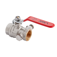 Кран с дренажем и воздухоотводчиком MVI 1 1/4" вн-вн, ручка