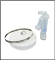 [GROPPALLI] [B01.003.000094] GROPPALLI Запорный комплект коллектора дымовых газов Ø 200 для конденсационных котлов  (<270 кВт) {белый}