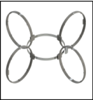 [GROPPALLI] [A01.018.000085] Центратор для труб D= 125 мм для конденсационных котлов {стальной}