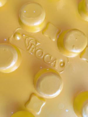 Мат для теплого пола с бобышками FOCA желтый 1000х500х40мм (для 16-20мм трубы)