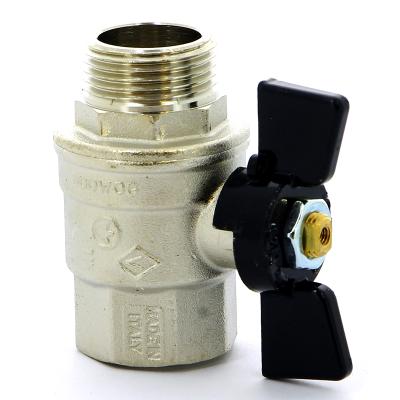 Кран шаровой НВ Bugatti 307 Oregon бабочка 1" DN25