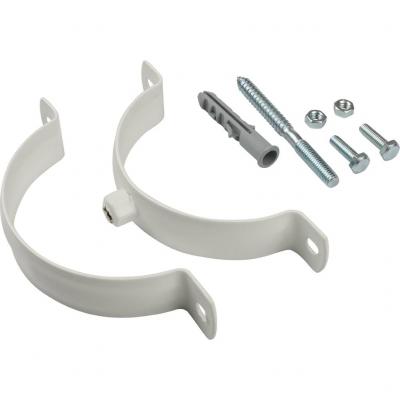 Элемент дымохода Stout хомут крепежный DN100, для крепления к стене.