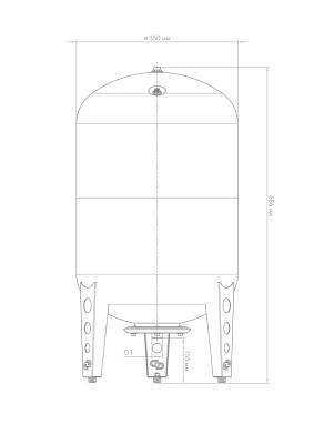 Гидроаккумулятор Джилекс ВПк 50