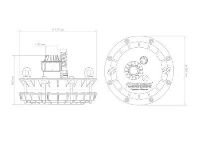Оголовок скважинный Джилекс ОСП 133-160/32