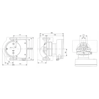 Grundfos MAGNA1 25-60 180 (99221217)