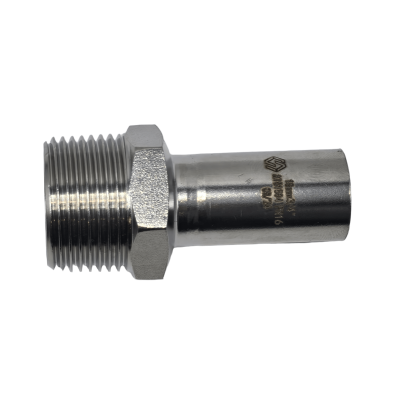 Вставка с НР MVI, 18х1/2" (нержавеющая сталь)