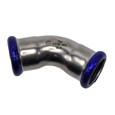 Пресс-угольник 45° MVI, 76 (нержавеющая сталь)