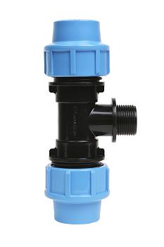 Тройник комбинированный с наружной трубной резьбой 25х3/4"Пх25 Джилекс