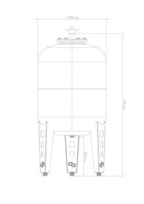 Расширительный бак Джилекс В 50