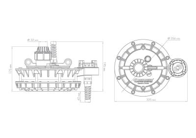 Оголовок Джилекс ОСПБ 133-160/32
