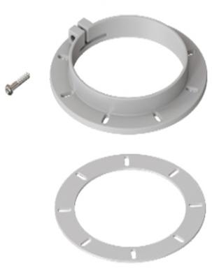 Фланец Rommer пластиковый (комплект) D100