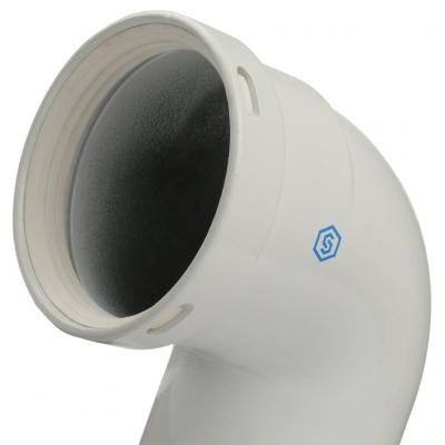 Элемент дымохода Stout отвод 90° п/м DN80