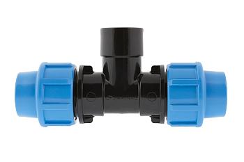 Тройник комбинированный с внутренней трубной резьбой 20х1/2”Мх20 Джилекс