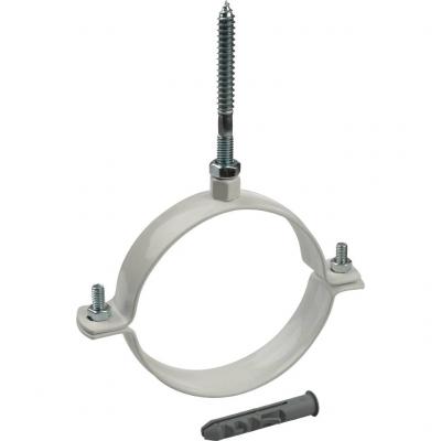 Элемент дымохода Stout хомут крепежный DN100, для крепления к стене.