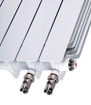 Радиатор биметаллический RIFAR MONOLIT VENTIL 350 MVL 6 секции нижнее левое  подключение