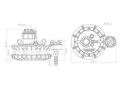 Оголовок Джилекс ОСПБ 133-160/40