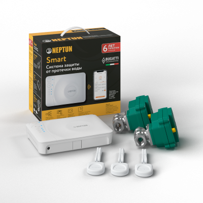 Система защиты от протечек Neptun Bugatti Smart 1/2