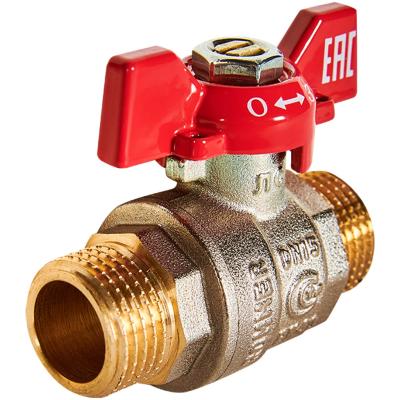 Кран шаровой НН Rommer бабочка 1/2" DN15